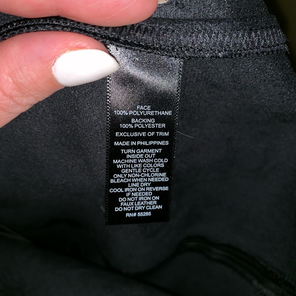 Express Faux Leather Mini Skirt - Picture 5 of 7